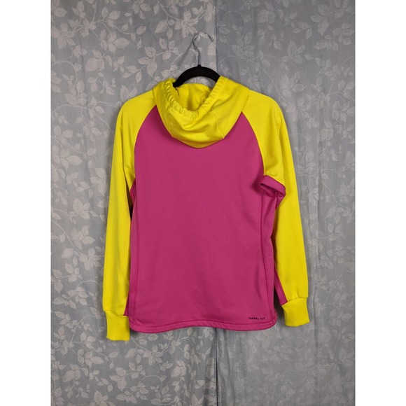 Nike Neon Color Block Just Do It Hoodie Small - Picture 4 of 4